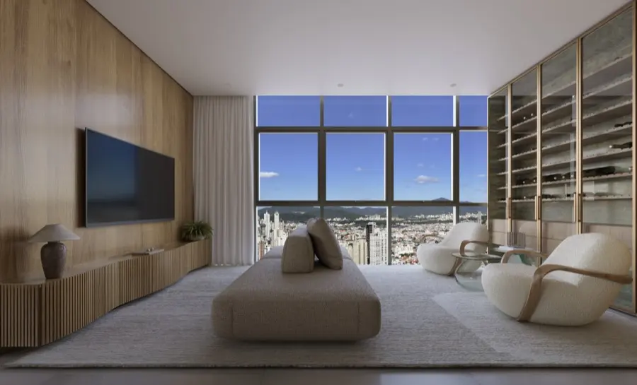 La Città by Pininfarina — duplex · estar e adega